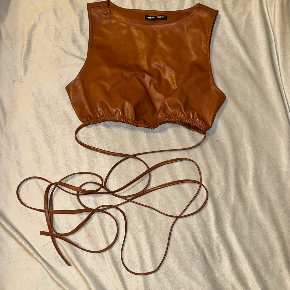 Leather top